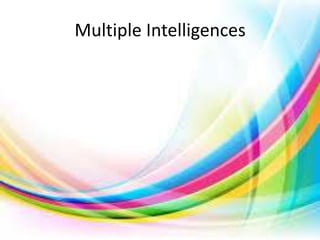 Multiple intelligences and mathematics | PPTX