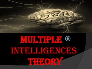 
Multiple
Intelligences
theory
 