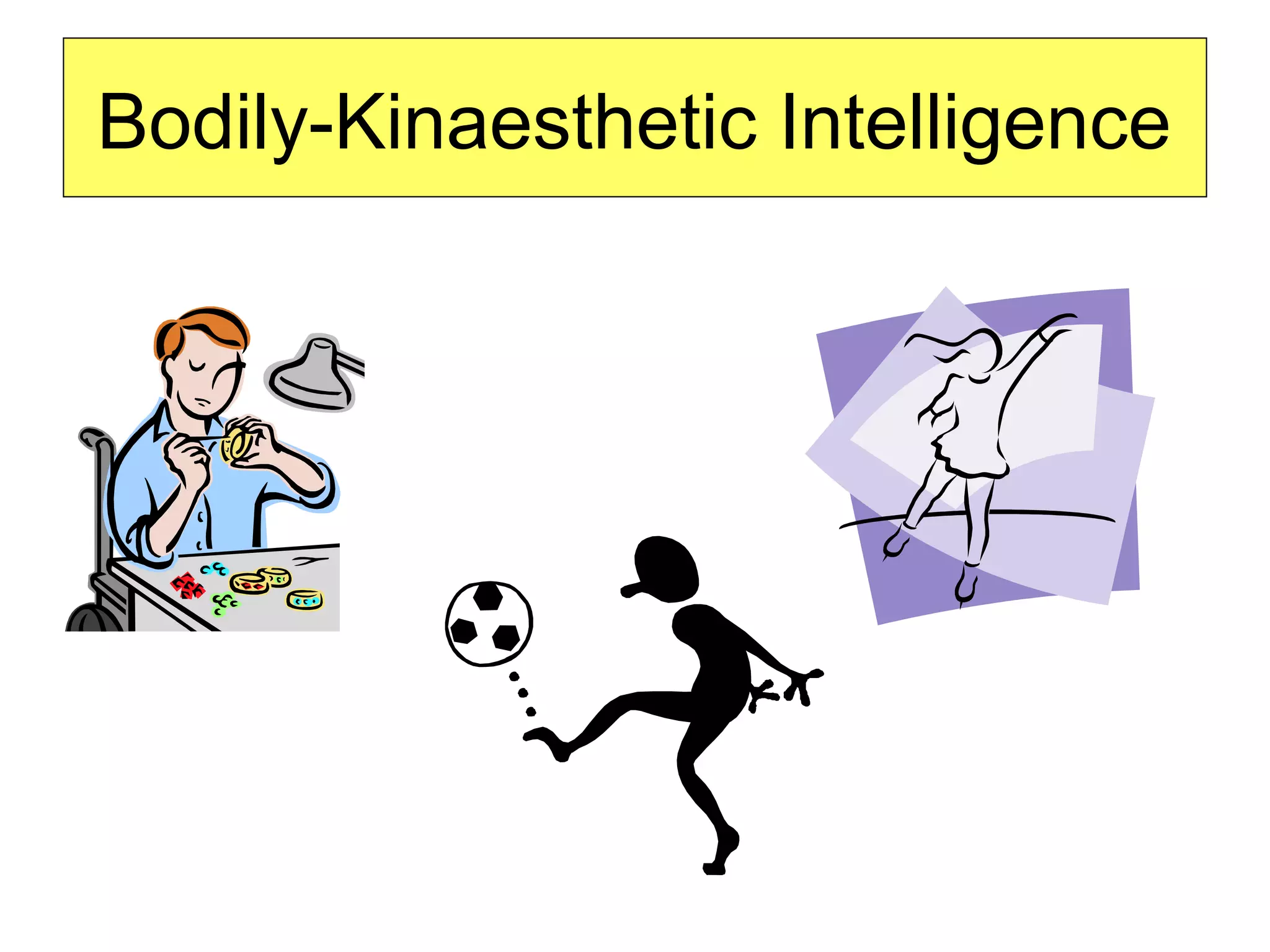 Bodily-Kinaesthetic Intelligence

 