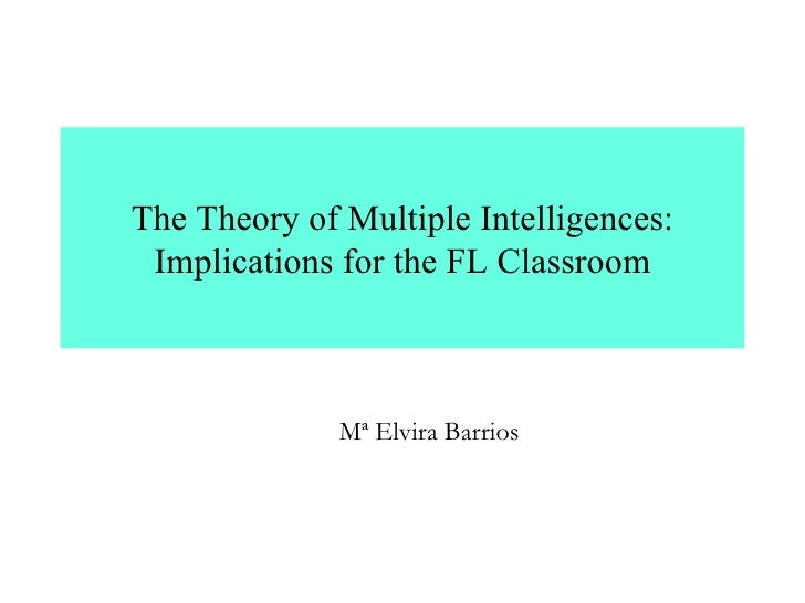 Multiple intelligences curriculum implications