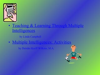 Multiple Intelligence Theory | PPT