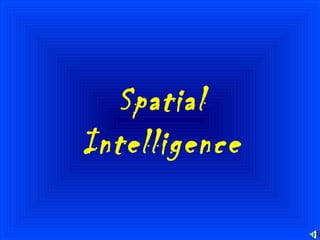 Spatial
Intelligence
 