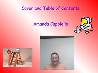 Cover and Table of Contents
Amanda Cappiello
 