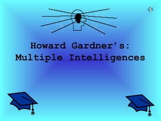 Howard Gardner’s:
Multiple Intelligences
 