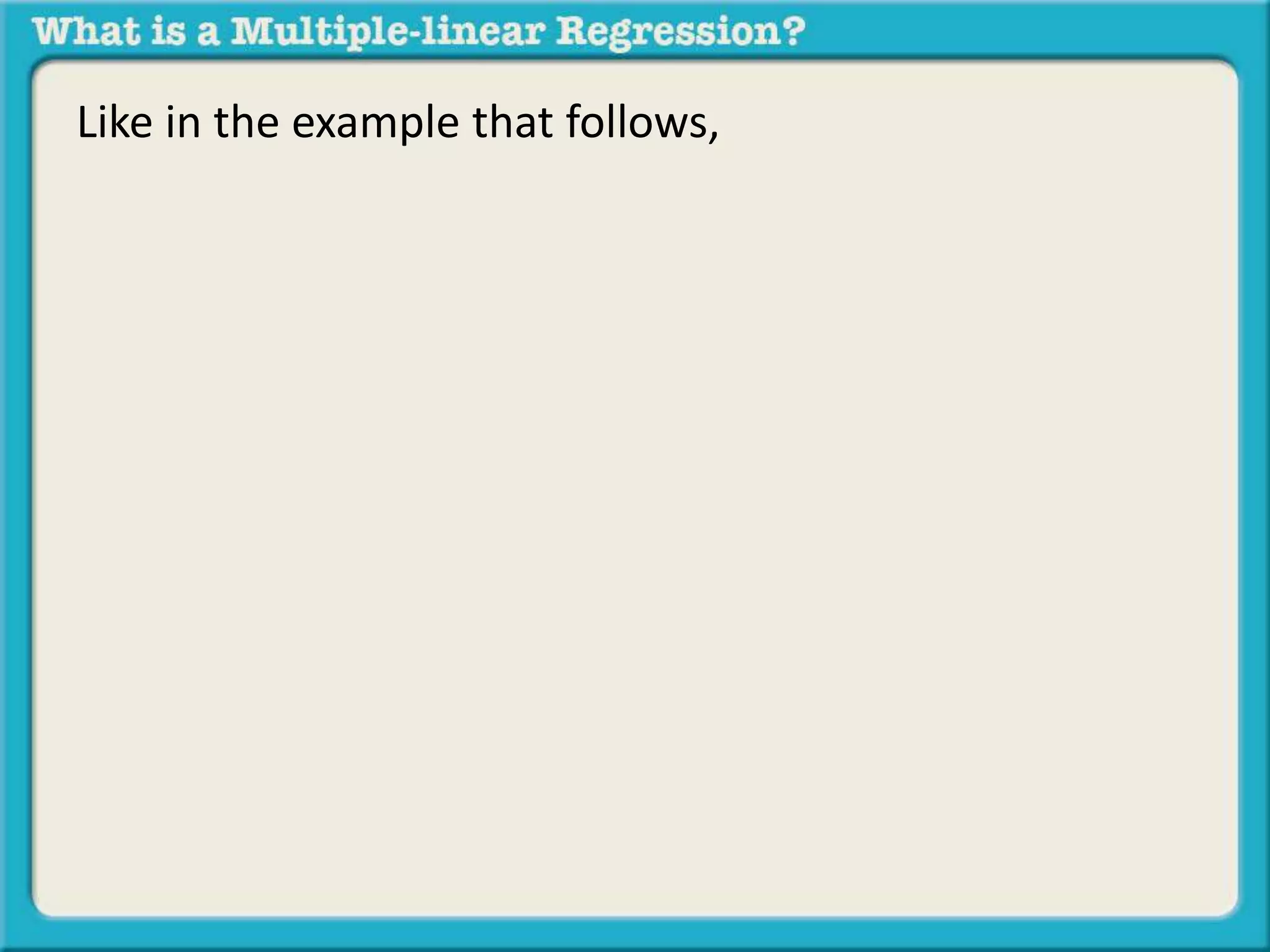 Like in the example that follows, 
 