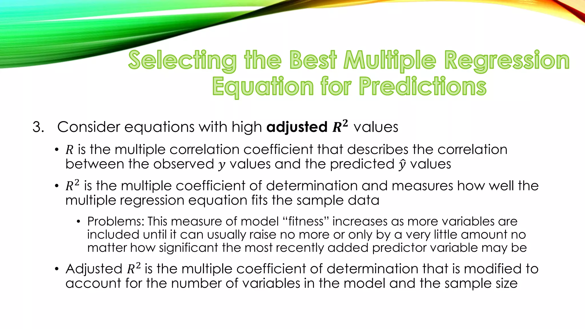 Multiple linear regression | PDF