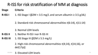 Iss Stage Multiple Myeloma PPT.pdf full understanding | PDF