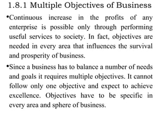 Balance Among Multiple Objectives Multiple objectives of the business pgp VIVA VVIT | PPTX
