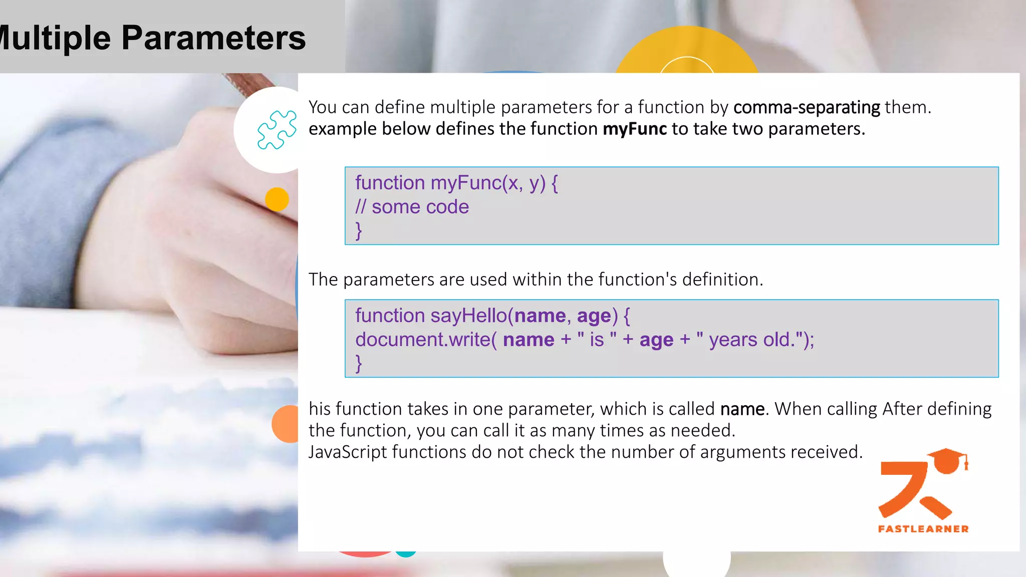 Multiple parameters | PPT