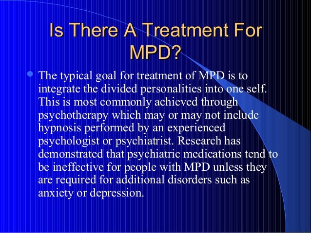 mpd psychology