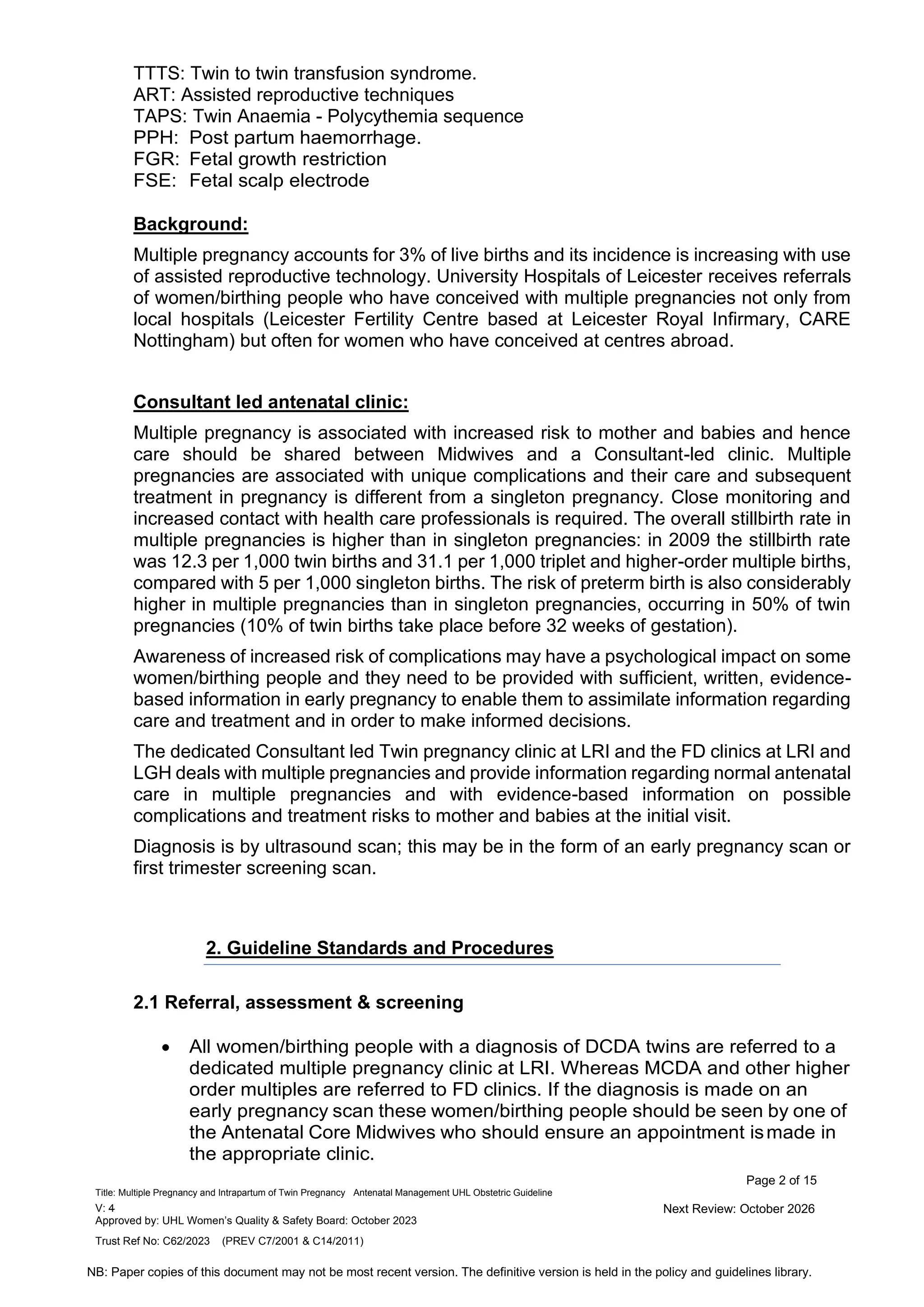 Obstetric Multiples Worksheets.pdf Multiple Pregnancy and Intrapartum of Twin Pregnancy Antenatal ...