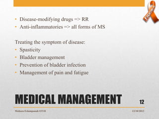 Occupational Therapy in Multiple sclerosis