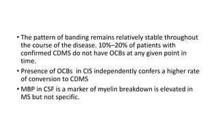 Ms Banding Multiple sclerosis | PPTX