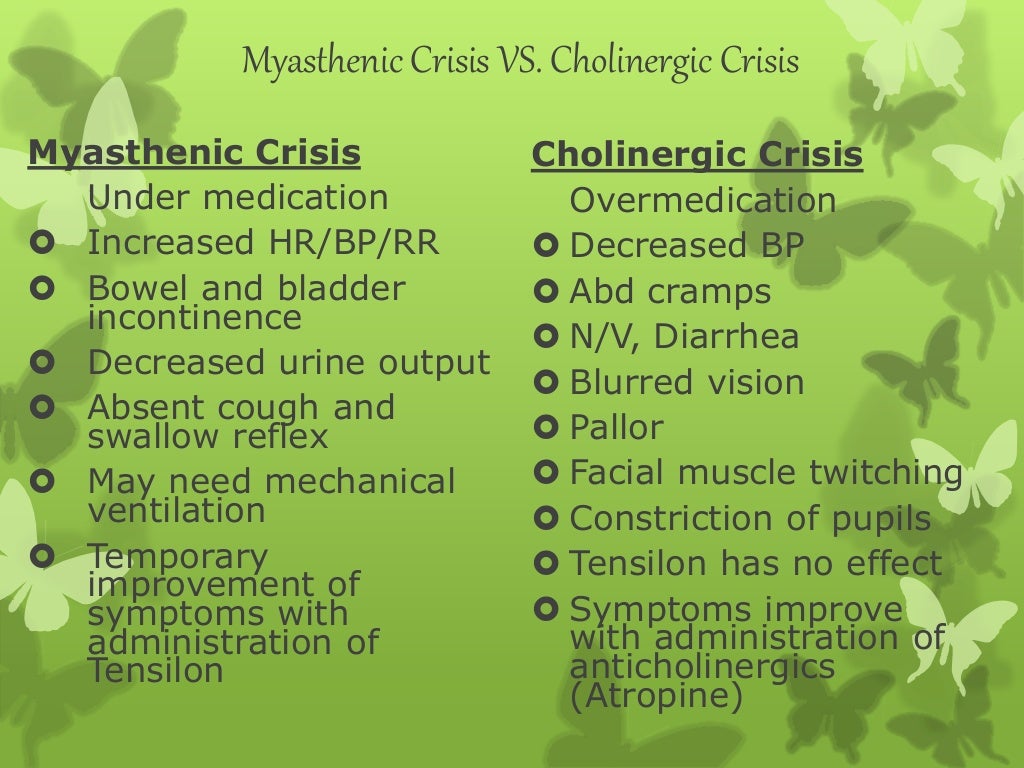 Multiple sclerosis and mysthenia gravis