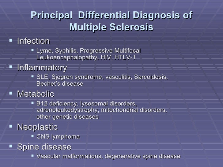 Multiple Sclerosis Diagnostics Dr C Bourque