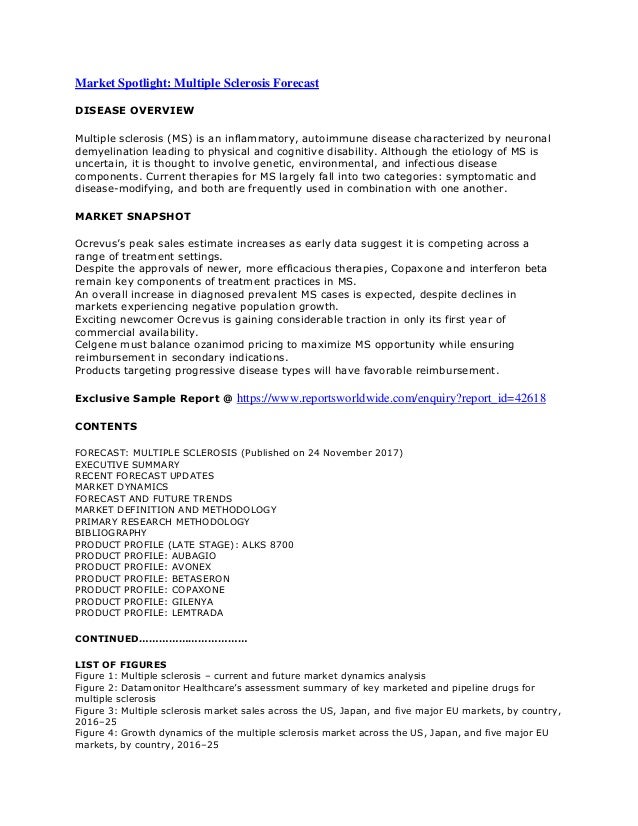 Sample research paper multiple sclerosis