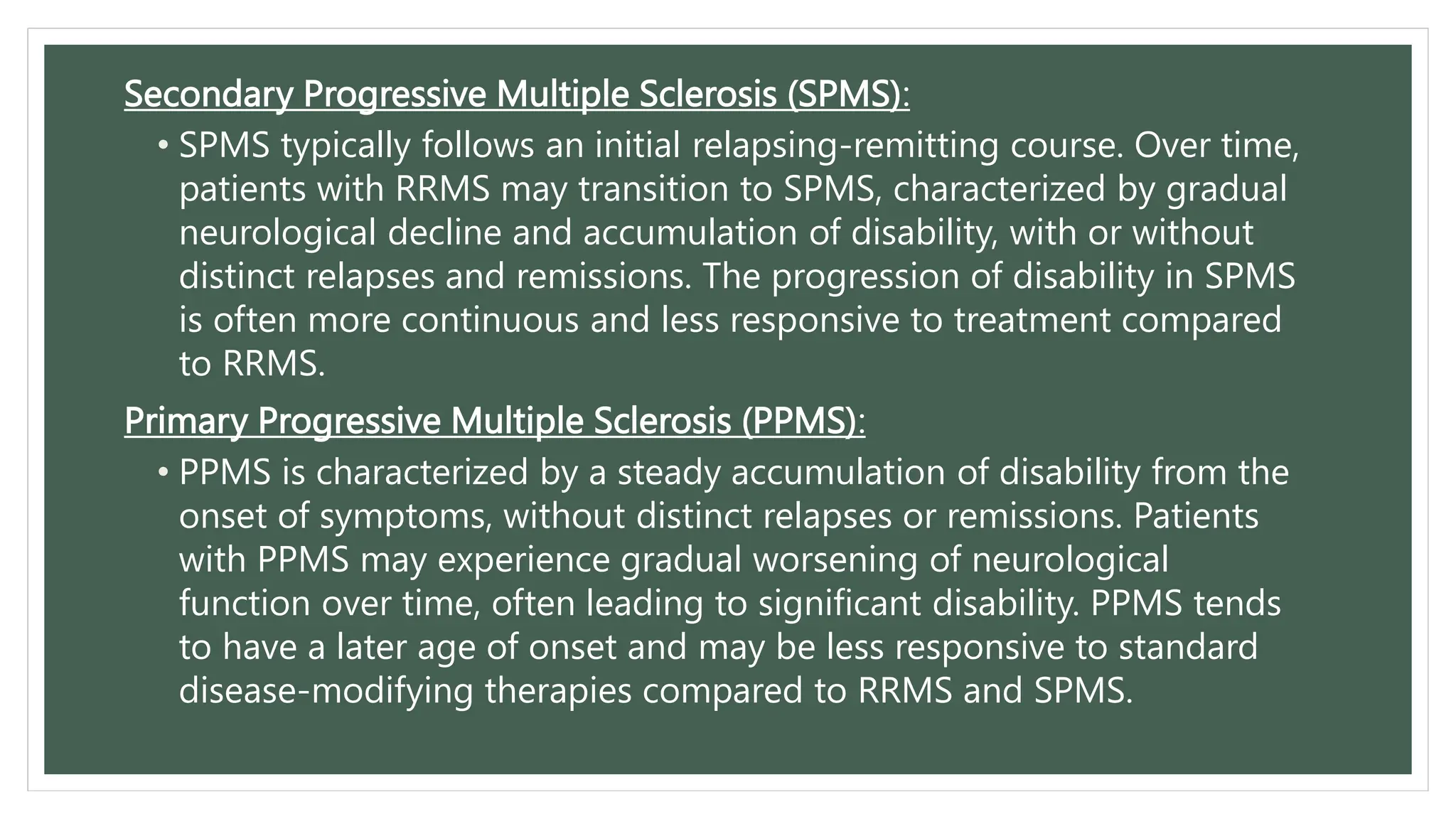 Multiple Sclerosis (Group 2).pptx . | PPTX