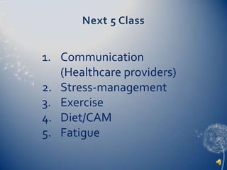 Fear and Anger, mood swings(Lorig & Holman, 2003).
