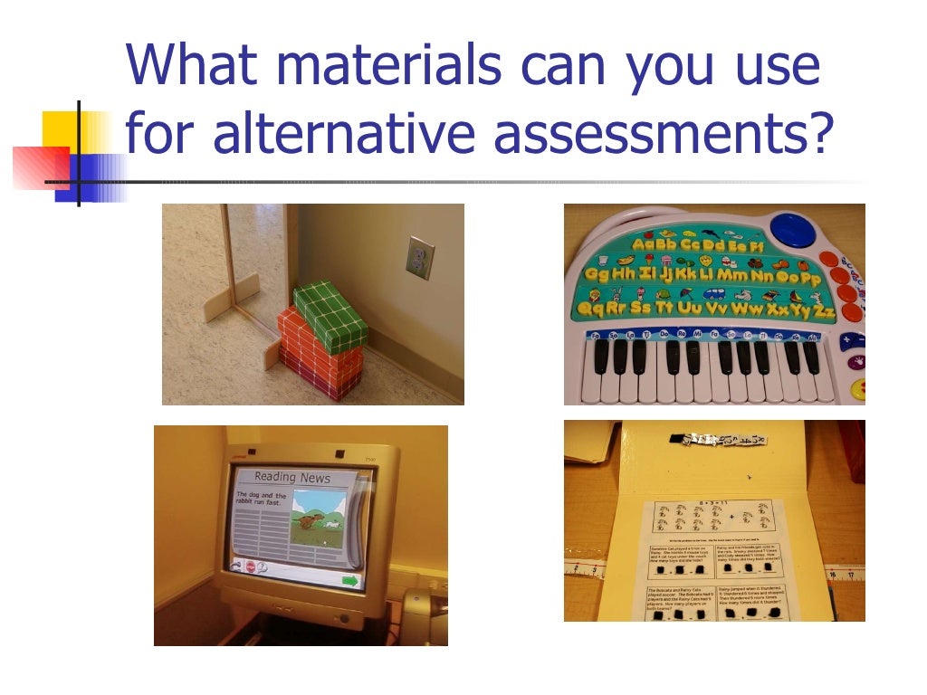 Alternative Assessment Tools for Students with Complex Disabilities