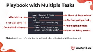 Multiple Tasks Playbook in Ansible - RHCE.pdf