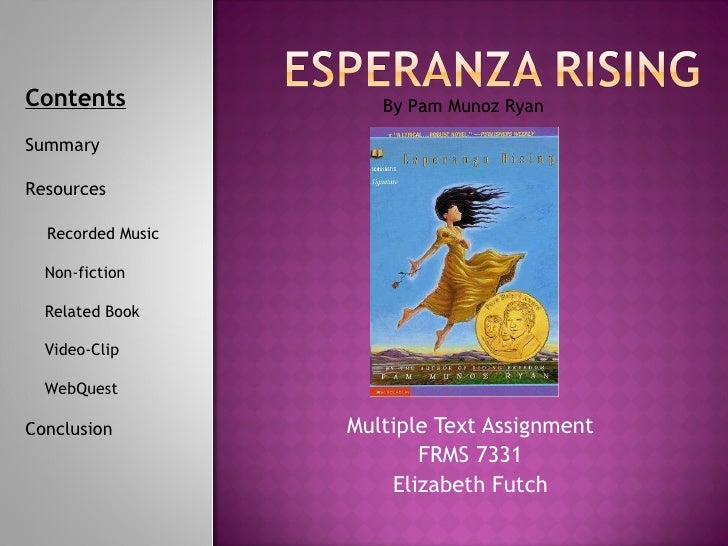 esperanza rising book report text esperanza rising esperanza rising book report text esperanza rising