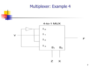 Multiplexer: Example 4 