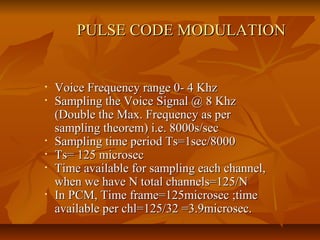 Microsec Clock Multiplexing | PPT