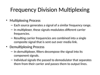 Multiplexing and its ddetailed types with examples | PPTX