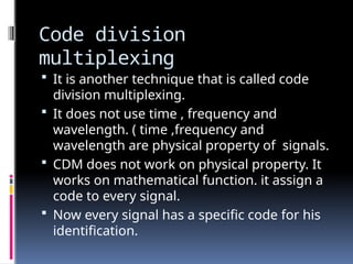 Multiplexing Lecture of Networks, BSCS.pptx