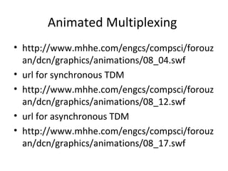 Multiplexing : FDM | PPT