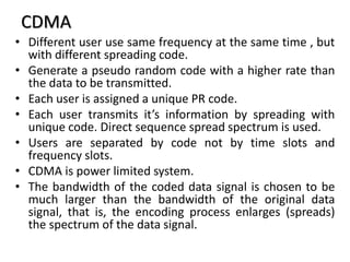 Multiplexing tdma fdma cdma wdma | PPTX