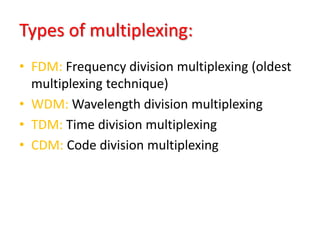 Multiplexing tdma fdma cdma wdma | PPTX