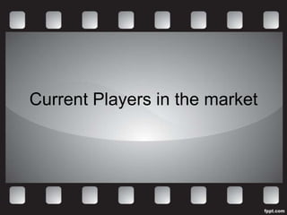 Current Players in the market
 