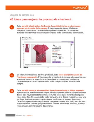 8
1
Los gastos de envío  
como barrera mental
 