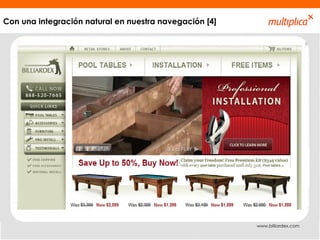 www.billiardex.com Con una integración natural en nuestra navegación [4] 