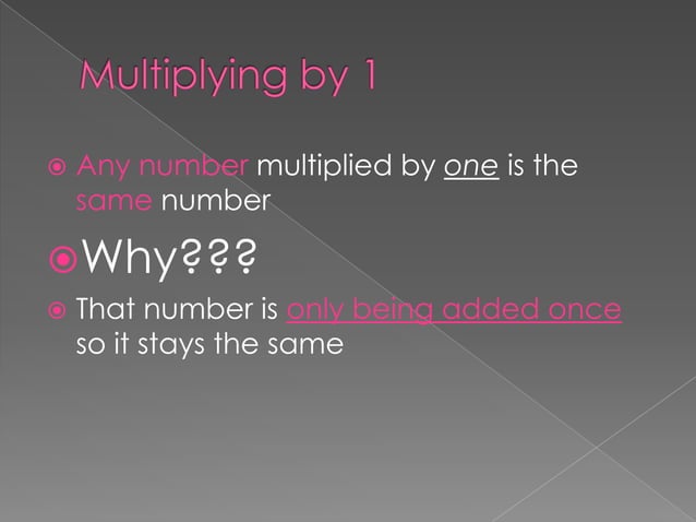 Multiplication | PPT