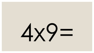Multiplication table for nmp 8 in mathematics | PPTX