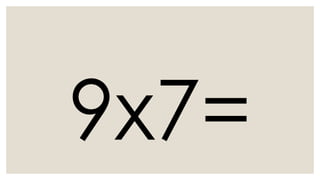 Multiplication table for nmp 8 in mathematics | PPTX