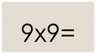 Multiplication table for nmp 8 in mathematics | PPTX