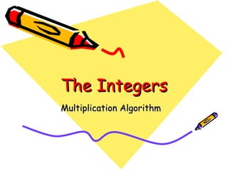 The Integers Multiplication Algorithm 