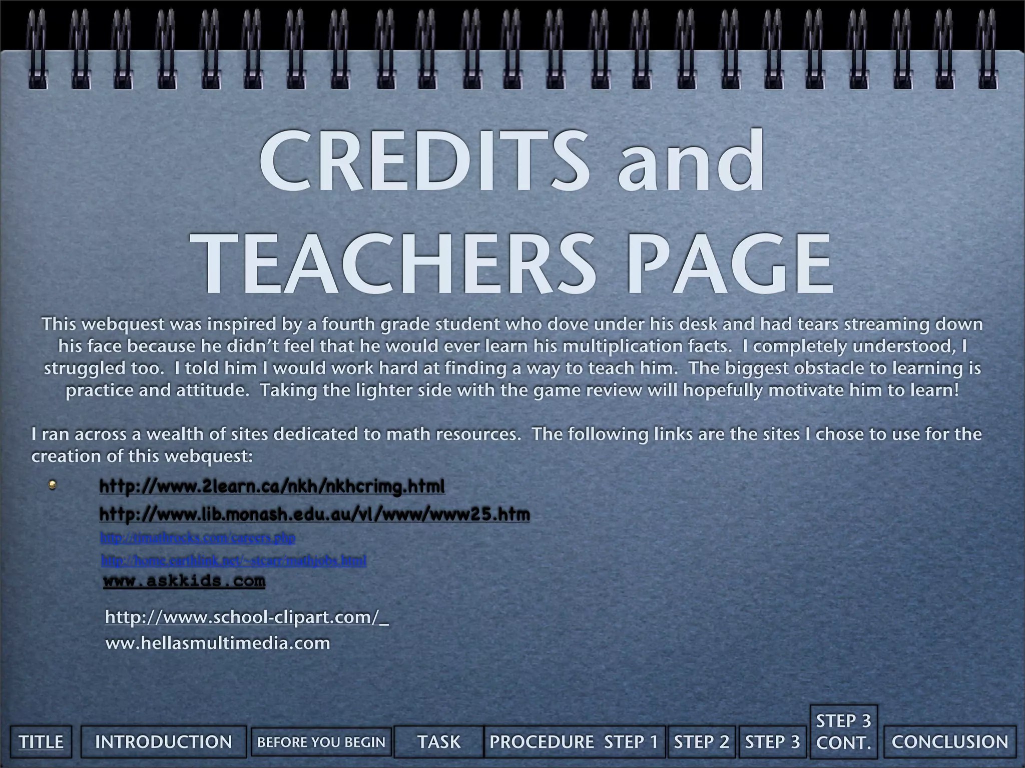 Multiplication Webquest