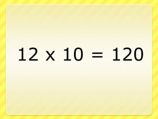 Multiplication 12s | PPSX