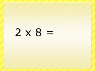 Multiplication 2s | PPSX