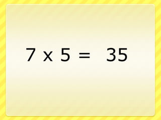 Multiplication 7s | PPSX