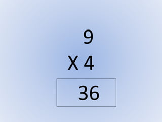 Multiplication 9s | PPTX