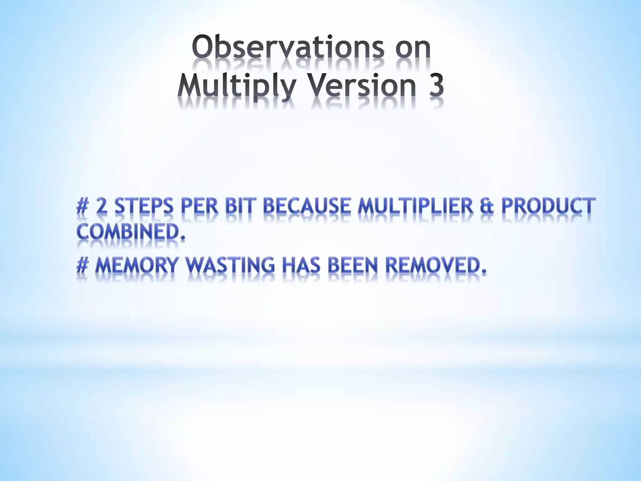 Multiplication algorithm, hardware and flowchart | PPT