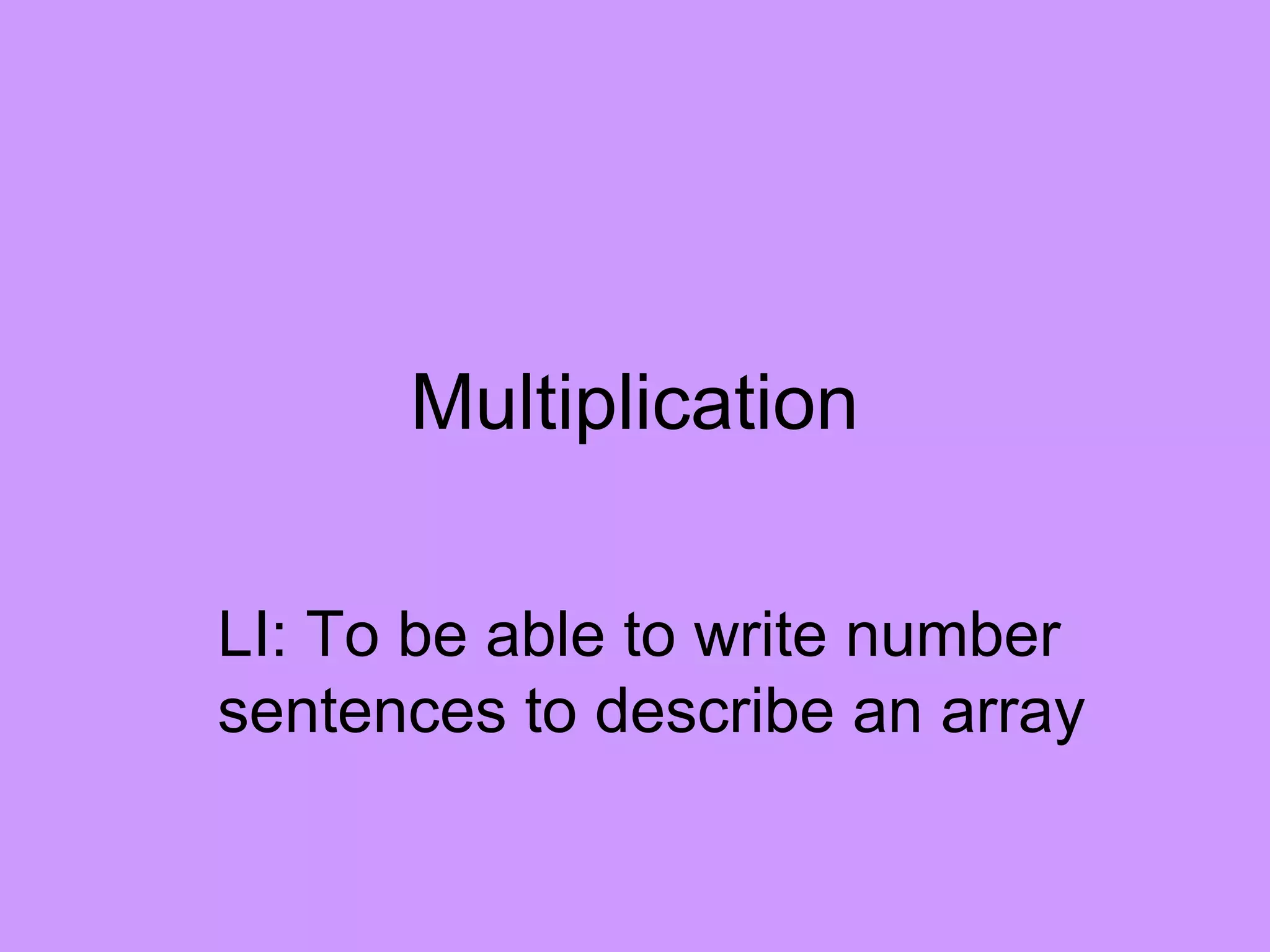 multiplication-arrays-ppt