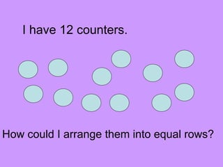 Multiplication arrays ppt | PPT