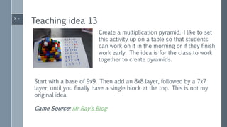 Multiplication & division teaching ideas | PPTX