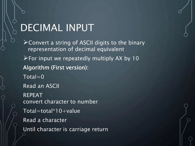 Multiplication & division instructions microprocessor 8086 | PPTX